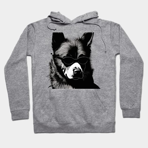 black dog Hoodie by Mcvipa⭐⭐⭐⭐⭐